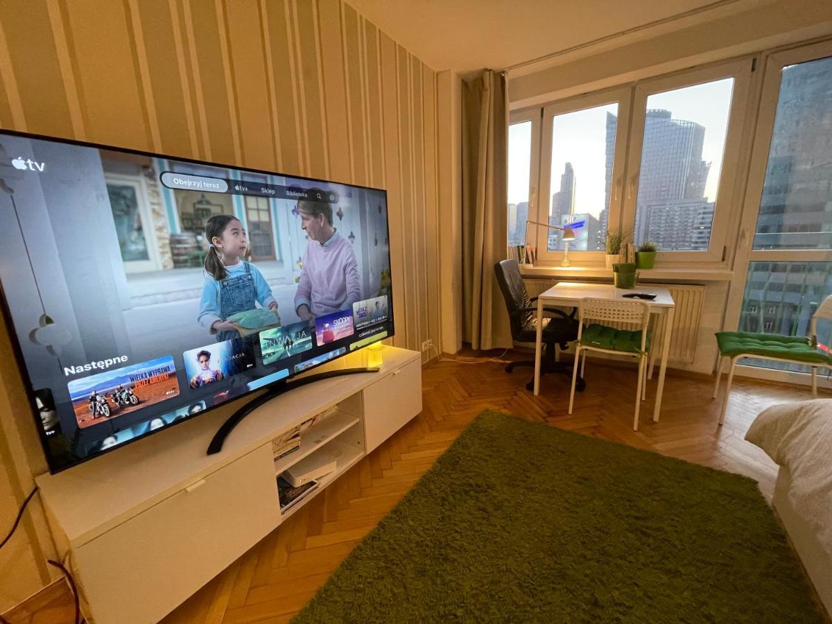 Super Apartament Green Rondo Onz Metro Nowe Wifi 300 Mb/S Aircondition Netflix Spotify Варшава Екстериор снимка