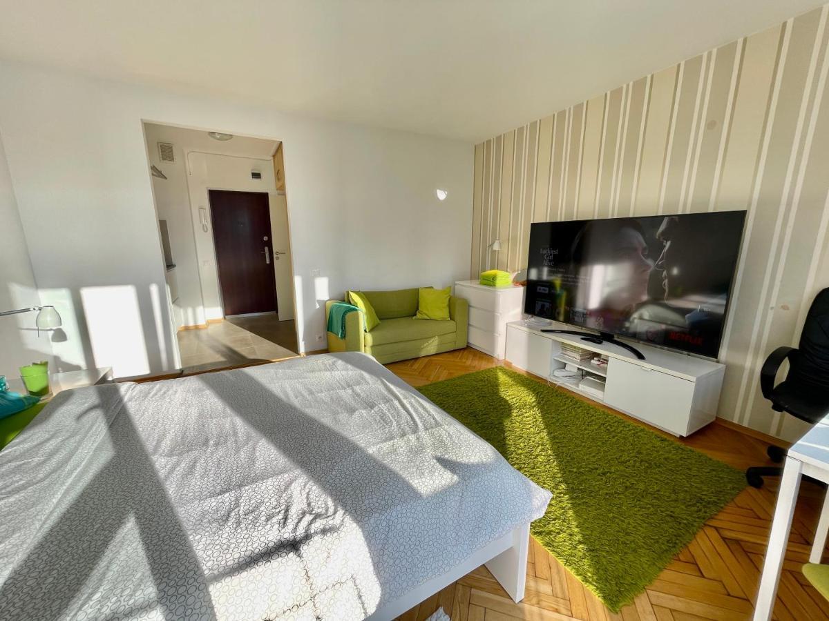 Super Apartament Green Rondo Onz Metro Nowe Wifi 300 Mb/S Aircondition Netflix Spotify Варшава Екстериор снимка
